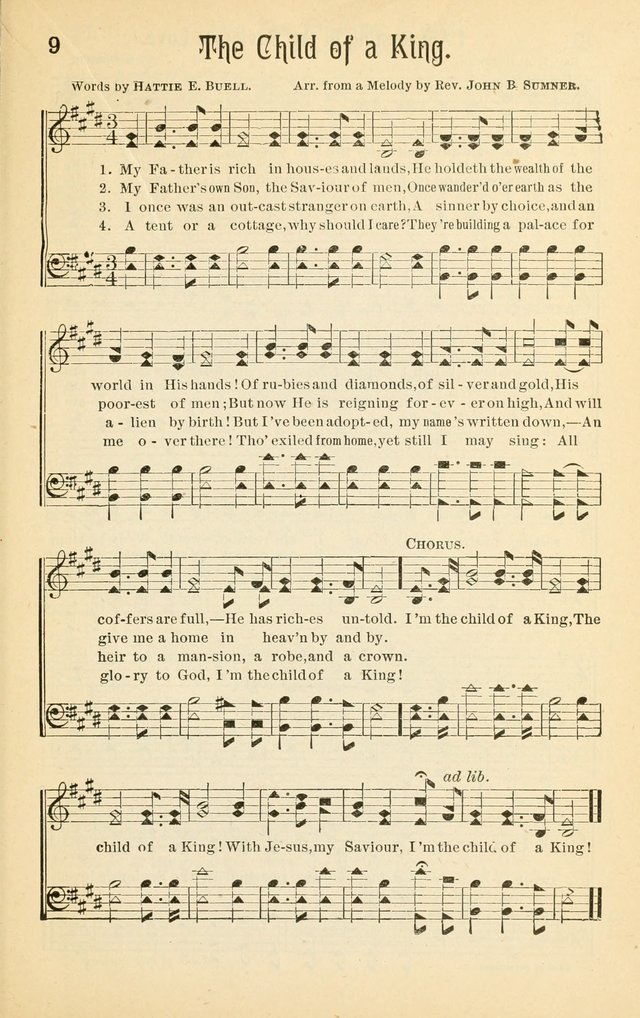 Lasting Hymns: a collection of songs specially designed for every department of worship and suitable for all services of the churches page 9