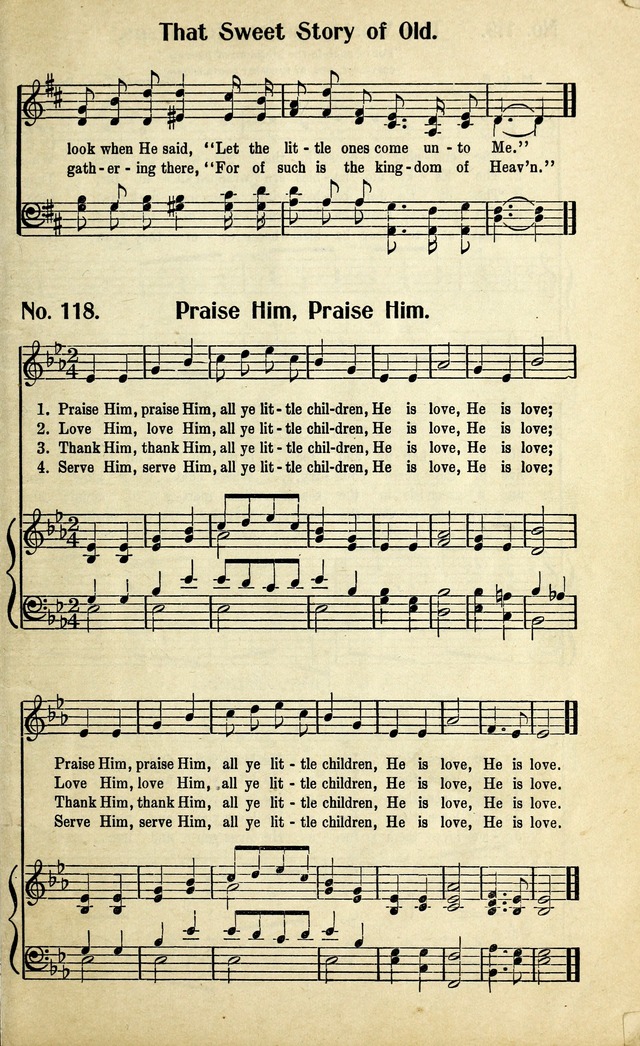 Living Hymns: the small hymnal: a book of worship and praise for the developing life page 105