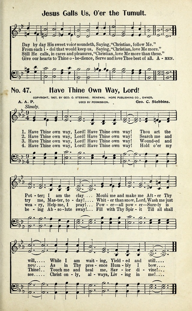 Living Hymns: the small hymnal: a book of worship and praise for the developing life page 43