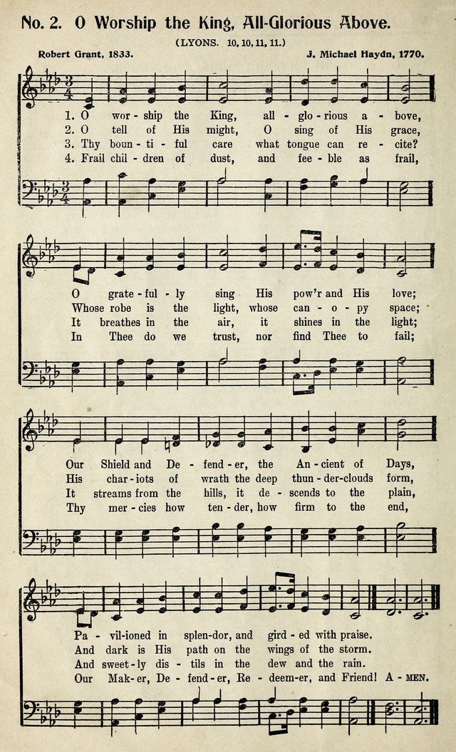 Living Hymns: the small hymnal: a book of worship and praise for the developing life page 6