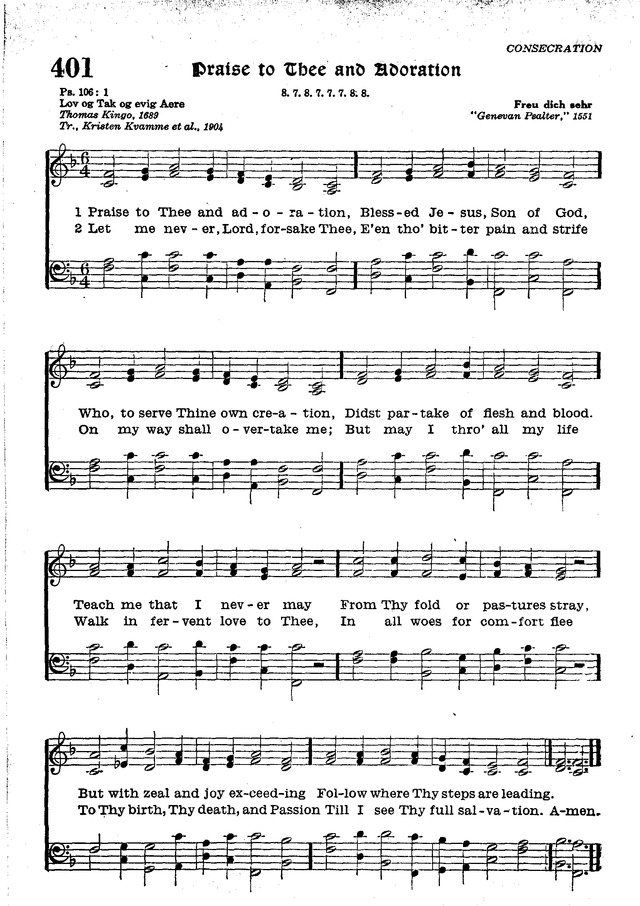 The Lutheran Hymnal page 580