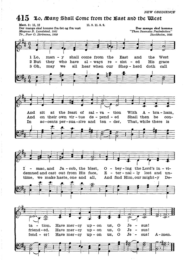 The Lutheran Hymnal page 594