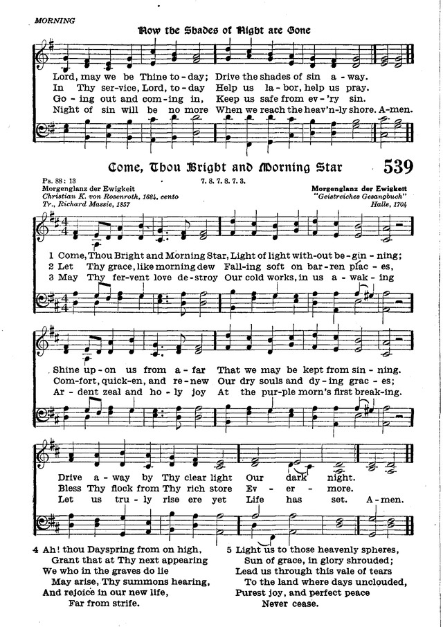 The Lutheran Hymnal page 711