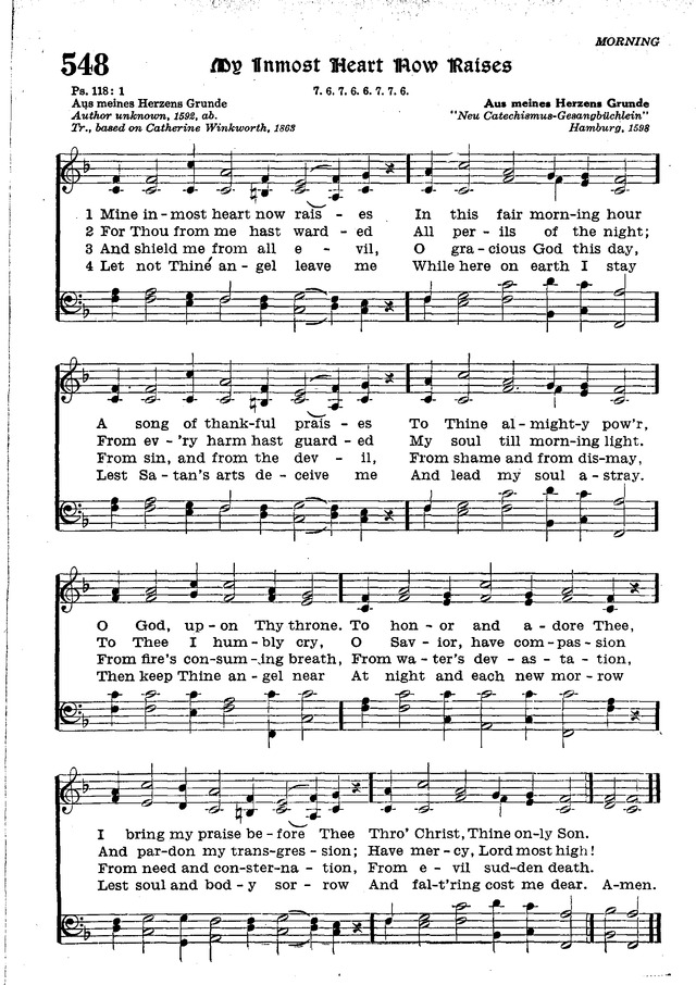 The Lutheran Hymnal page 720