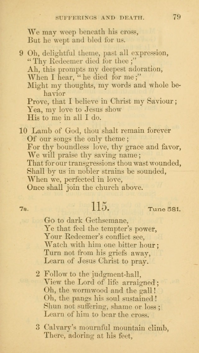 The Liturgy and Hymns of the American Province of the Unitas Fratrum page 155