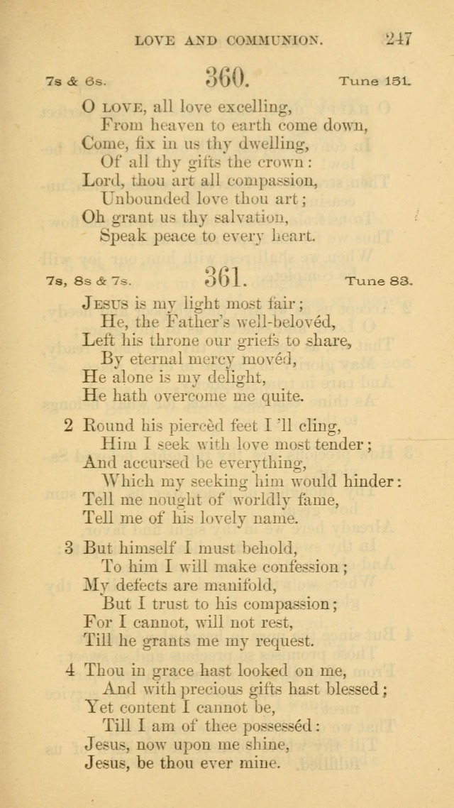 The Liturgy and Hymns of the American Province of the Unitas Fratrum page 325