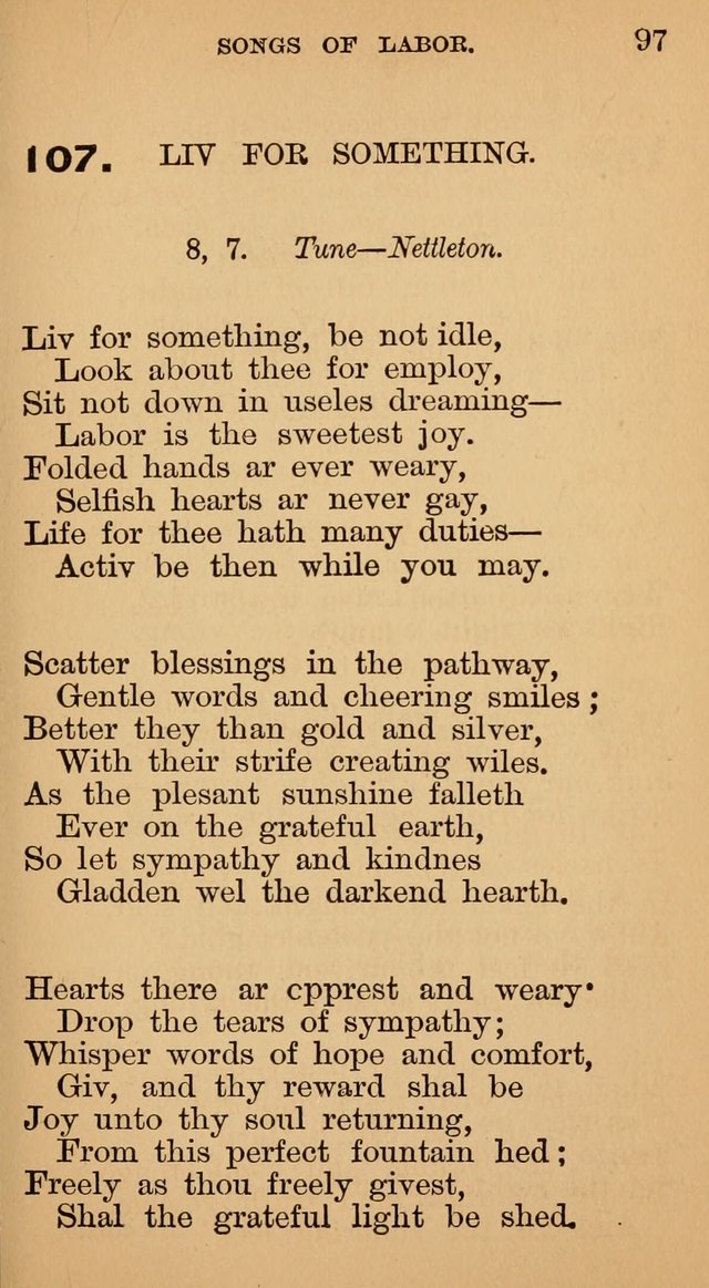 The Liberal Hymn Book: a collection of liberal songs adapted to popular tunes. For use in liberal leagues and other meetings, and in liberal homes page 101