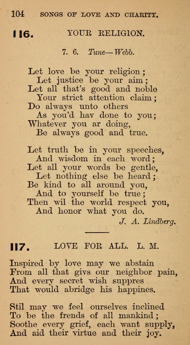 The Liberal Hymn Book: a collection of liberal songs adapted to popular tunes. For use in liberal leagues and other meetings, and in liberal homes page 108