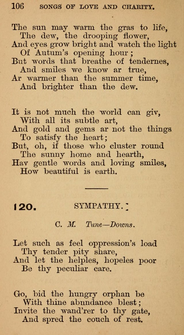 The Liberal Hymn Book: a collection of liberal songs adapted to popular tunes. For use in liberal leagues and other meetings, and in liberal homes page 110