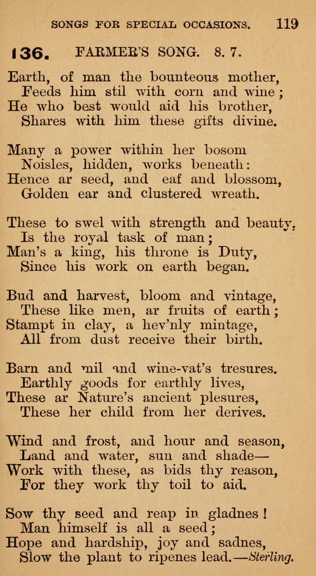The Liberal Hymn Book: a collection of liberal songs adapted to popular tunes. For use in liberal leagues and other meetings, and in liberal homes page 123