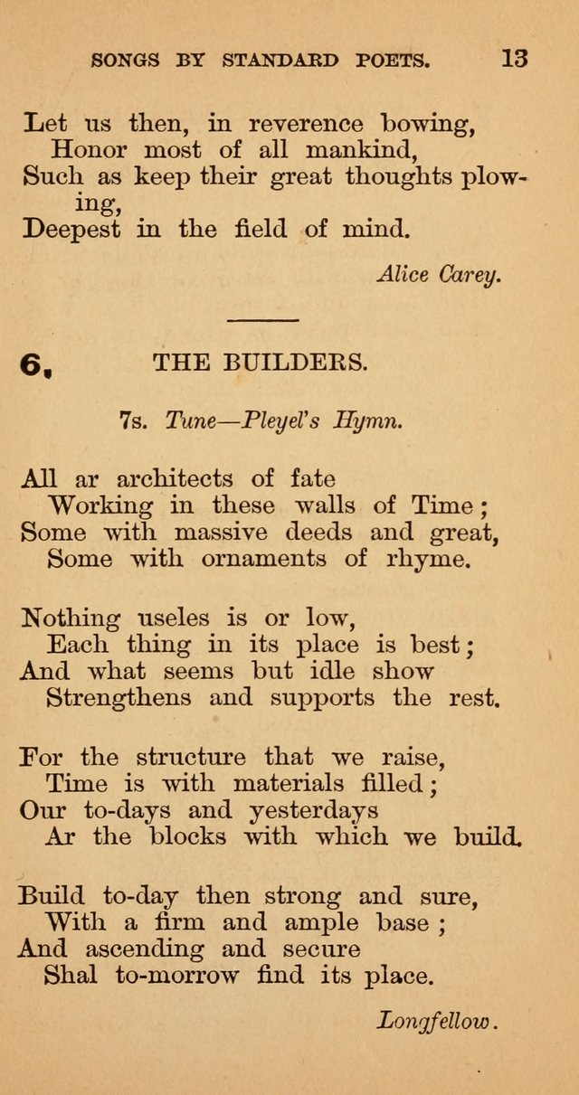 The Liberal Hymn Book: a collection of liberal songs adapted to popular tunes. For use in liberal leagues and other meetings, and in liberal homes page 13