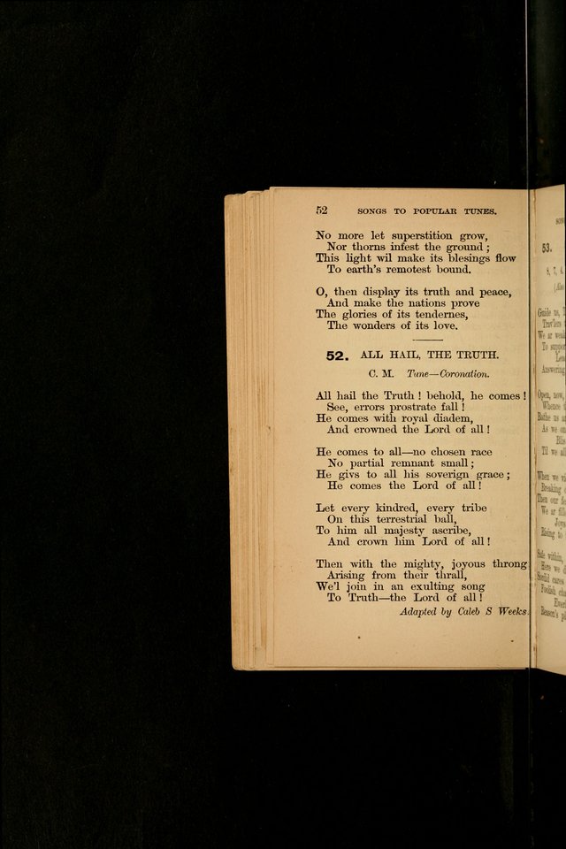 The Liberal Hymn Book: a collection of liberal songs adapted to popular tunes. For use in liberal leagues and other meetings, and in liberal homes page 56