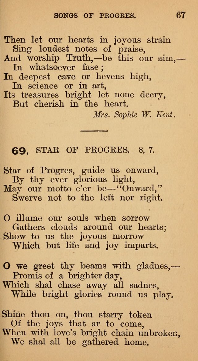 The Liberal Hymn Book: a collection of liberal songs adapted to popular tunes. For use in liberal leagues and other meetings, and in liberal homes page 71