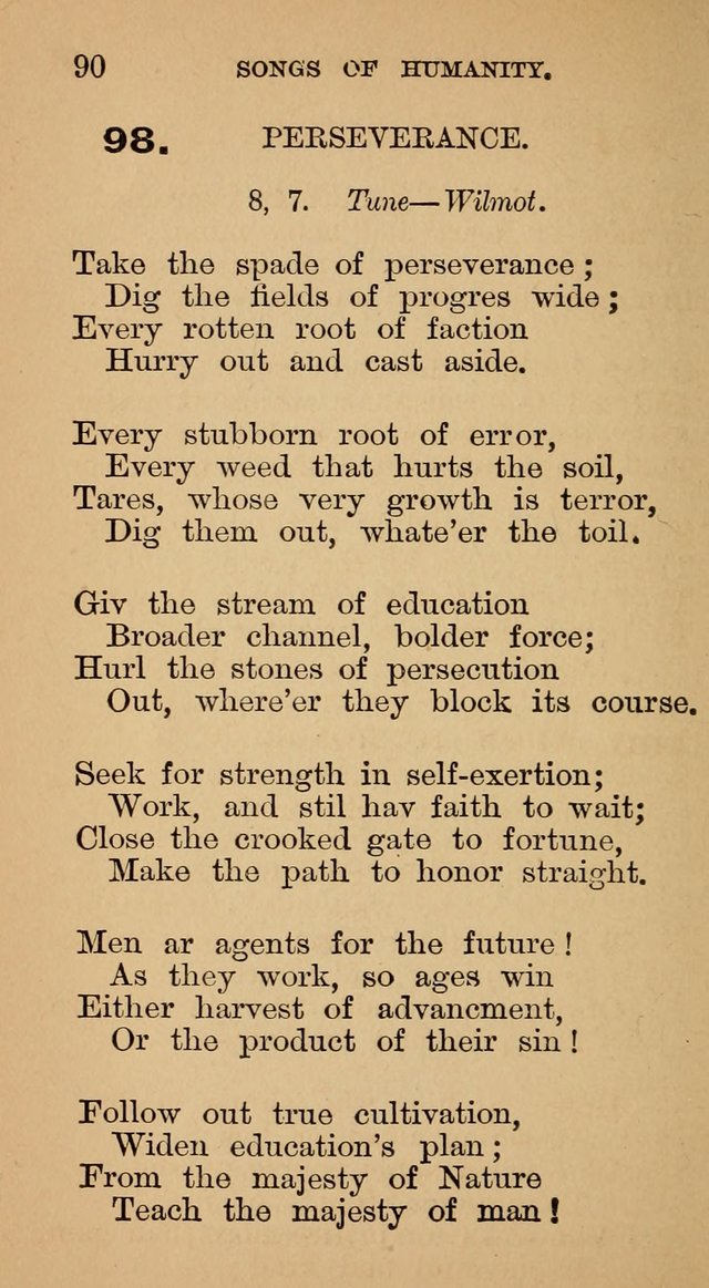 The Liberal Hymn Book: a collection of liberal songs adapted to popular tunes. For use in liberal leagues and other meetings, and in liberal homes page 94