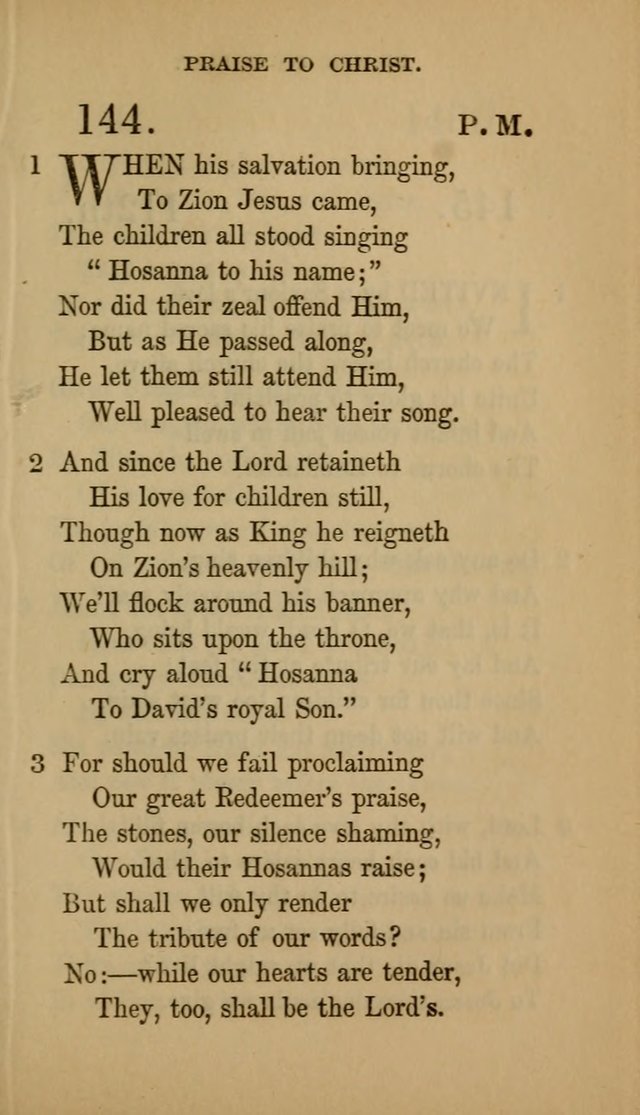 A Liturgy and Hymns for Church Sunday Schools page 142