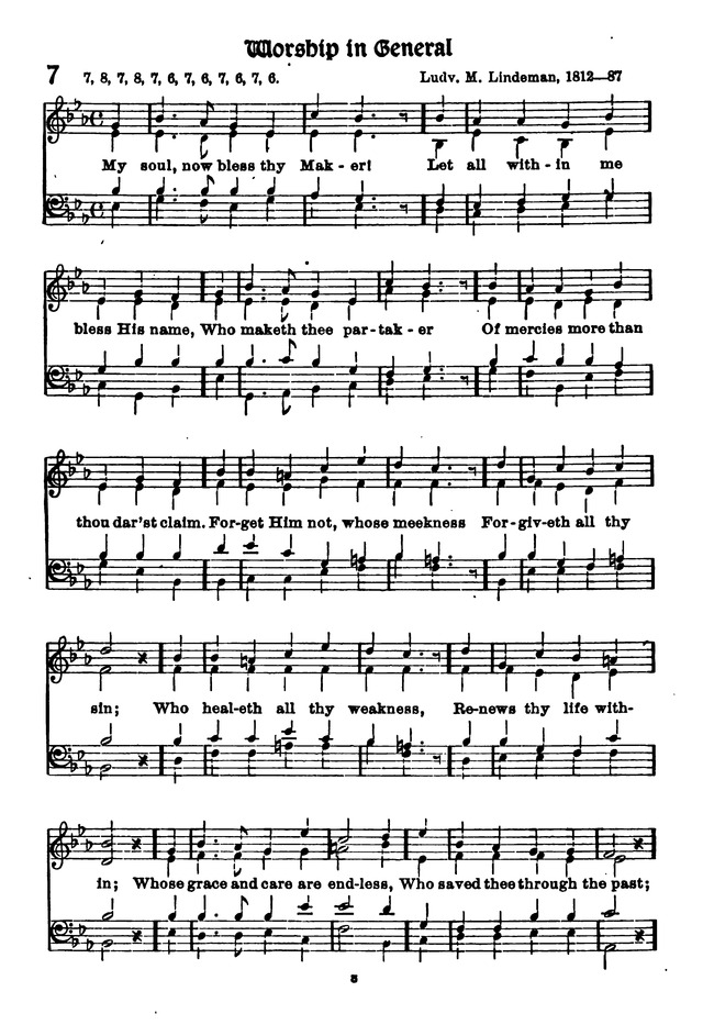 The Lutheran Hymnary page 107