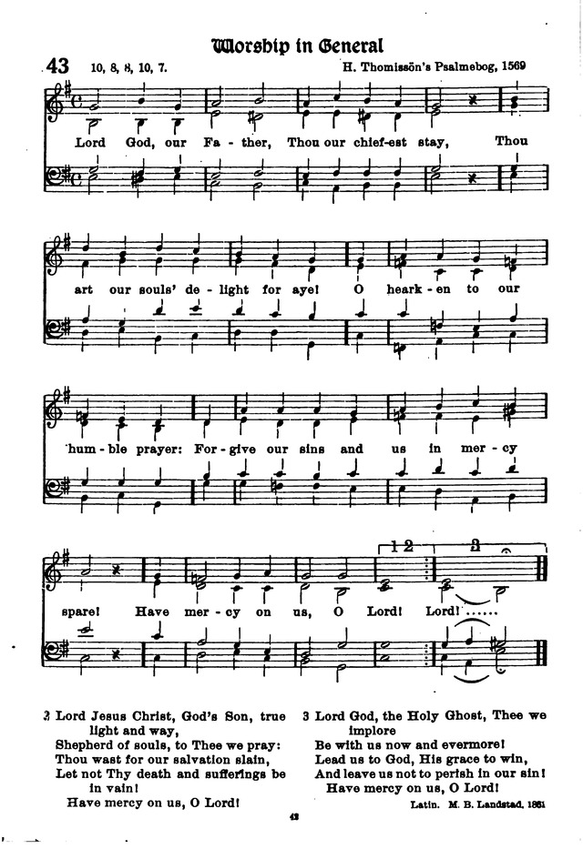 The Lutheran Hymnary page 141