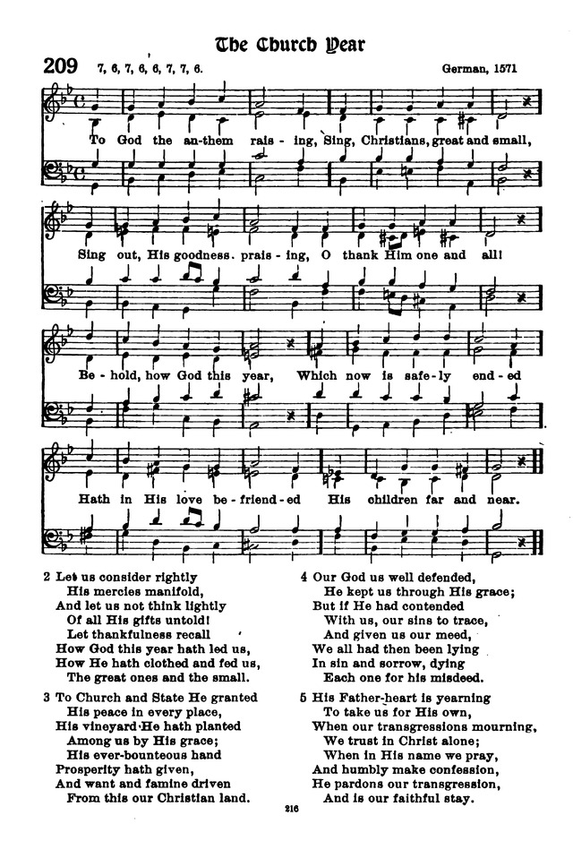 The Lutheran Hymnary page 315