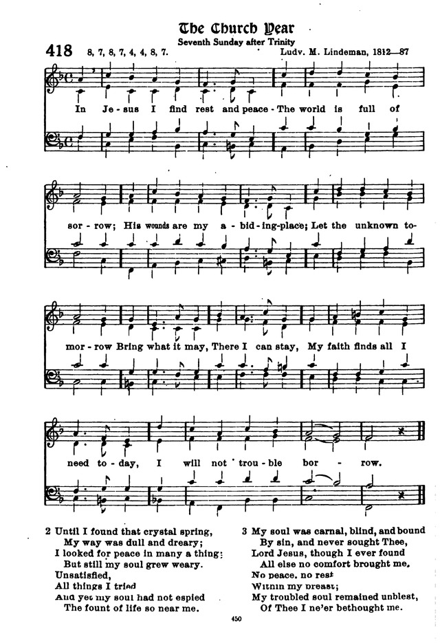 The Lutheran Hymnary page 549