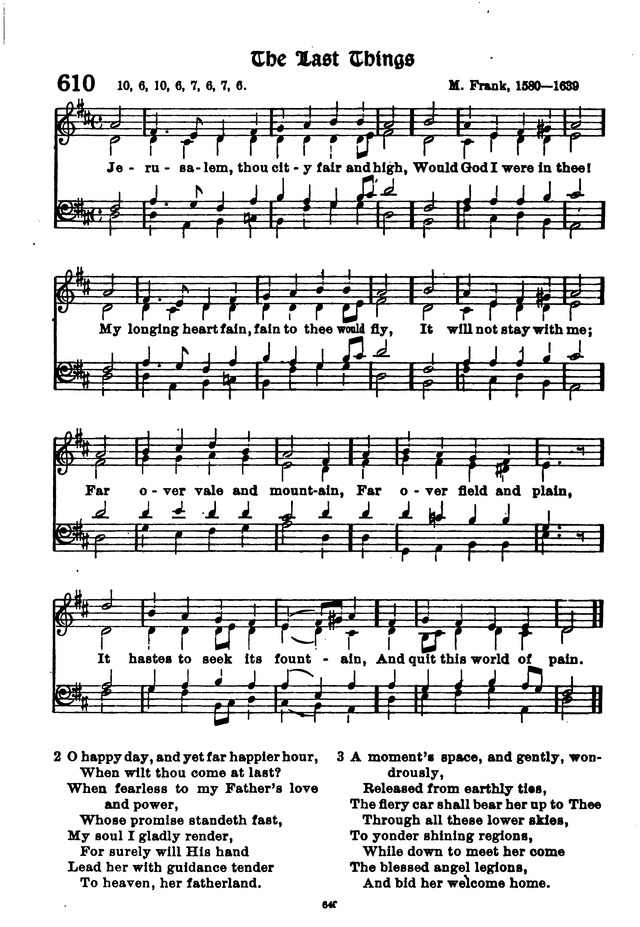 The Lutheran Hymnary page 745