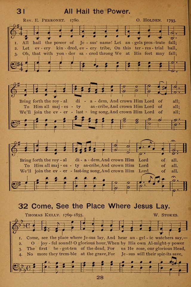 Lutheran Hymnal for the Sunday School page 28