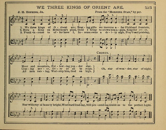 Light and Life: a collection of new hymns and tunes for sunday schools, prayer meetings, praise meetings and revival meetings page 121