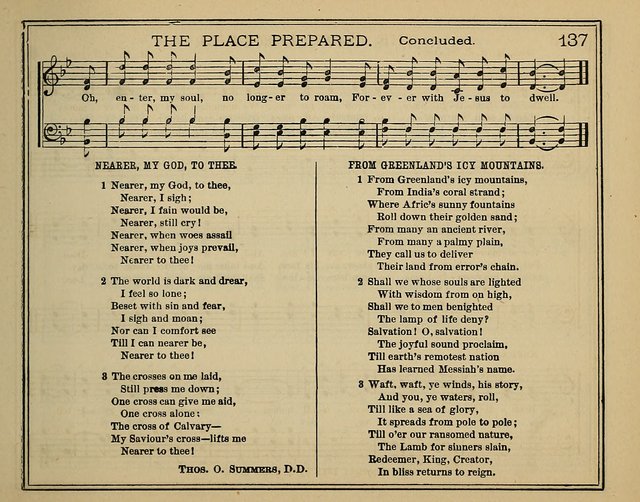 Light and Life: a collection of new hymns and tunes for sunday schools, prayer meetings, praise meetings and revival meetings page 137