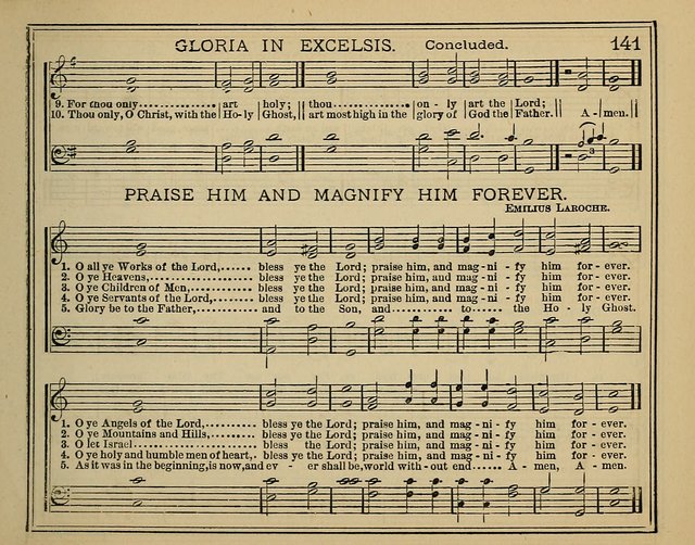 Light and Life: a collection of new hymns and tunes for sunday schools, prayer meetings, praise meetings and revival meetings page 141