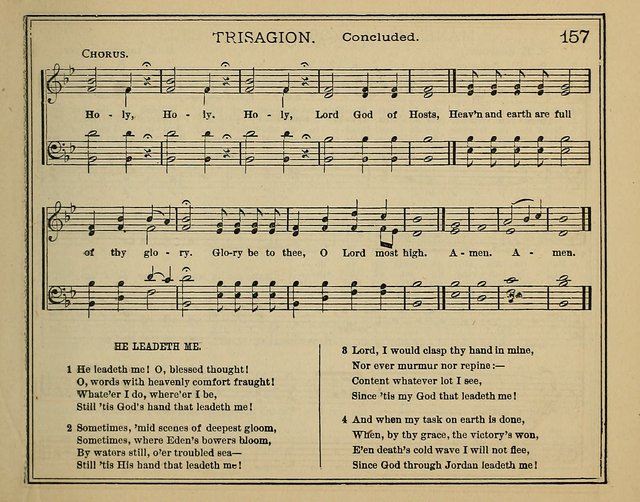 Light and Life: a collection of new hymns and tunes for sunday schools, prayer meetings, praise meetings and revival meetings page 157