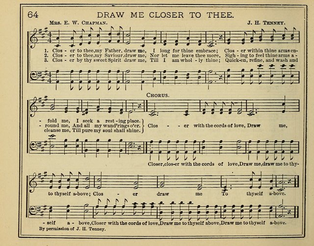 Light and Life: a collection of new hymns and tunes for sunday schools, prayer meetings, praise meetings and revival meetings page 64