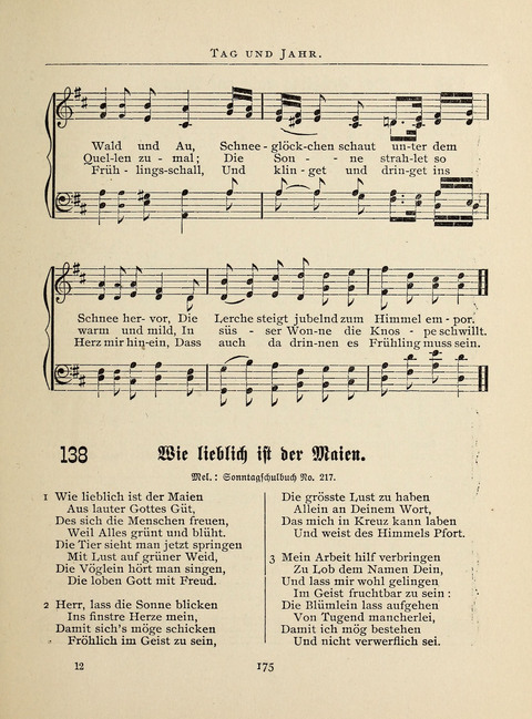 Liederlust: Altes und Neues für Muntere Sänger in Kirche, Schule und Haus page 175