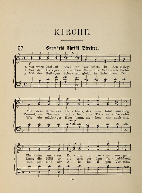 Liederlust: Altes und Neues für Muntere Sänger in Kirche, Schule und Haus page 86