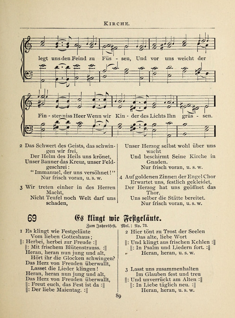 Liederlust: Altes und Neues für Muntere Sänger in Kirche, Schule und Haus page 89