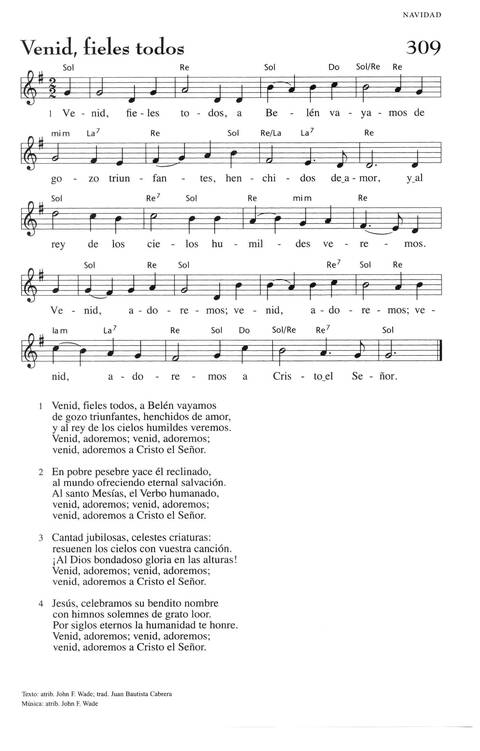 Libro de Liturgia y Cántico page 305