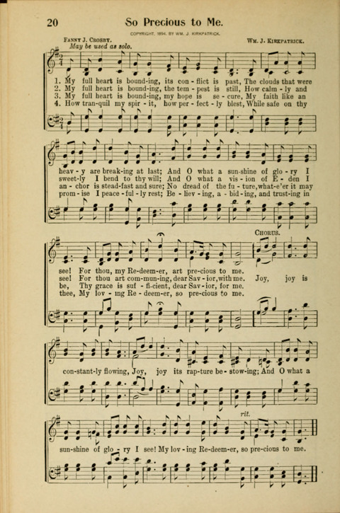 Light and Life Songs No. 2 page 20