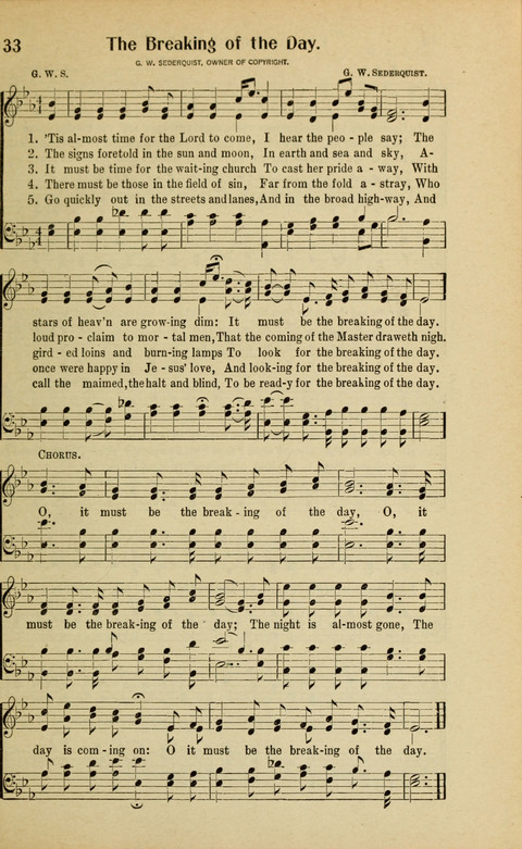 Light and Life Songs No. 2 page 33