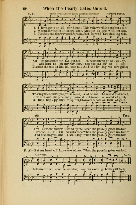 Light and Life Songs No. 2 page 66