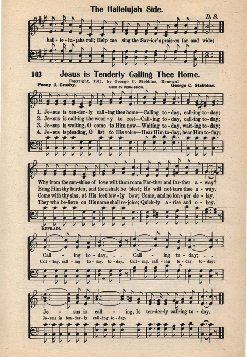 Light and Life Songs No. 3 page 103