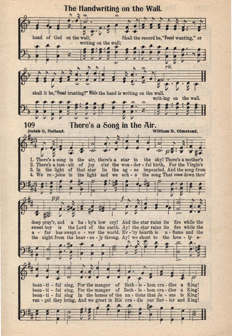 Light and Life Songs No. 3 page 109