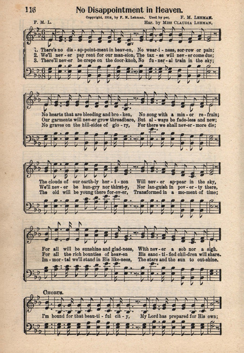 Light and Life Songs No. 3 page 116