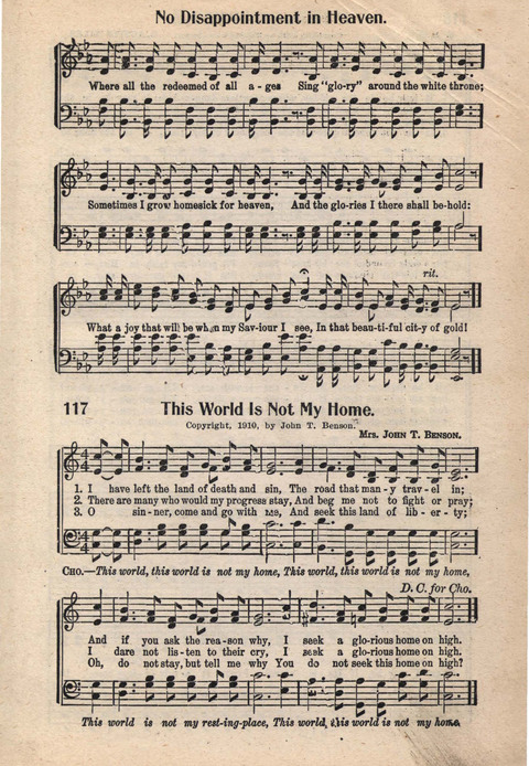 Light and Life Songs No. 3 page 117