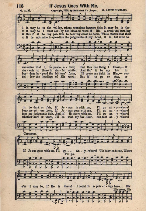 Light and Life Songs No. 3 page 118