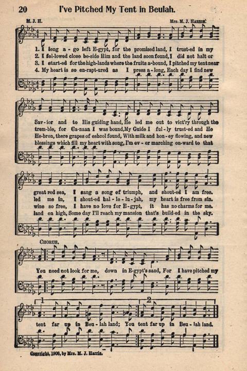 Light and Life Songs No. 3 page 20