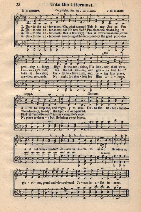 Light and Life Songs No. 3 page 23