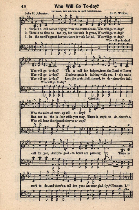 Light and Life Songs No. 3 page 49