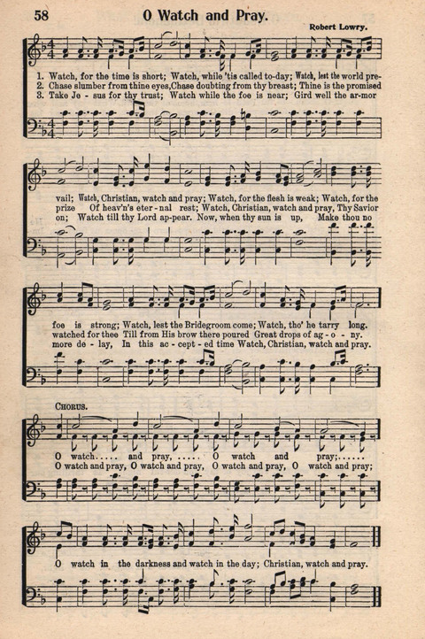 Light and Life Songs No. 3 page 58