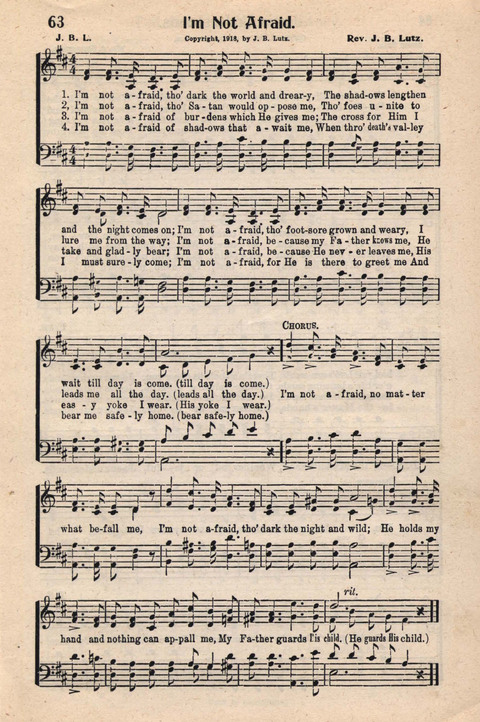 Light and Life Songs No. 3 page 63