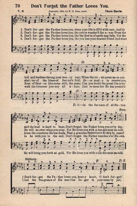 Light and Life Songs No. 3 page 70