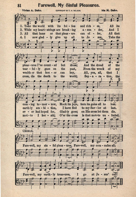 Light and Life Songs No. 3 page 81