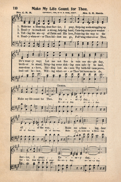 Light and Life Songs No. 4 page 110